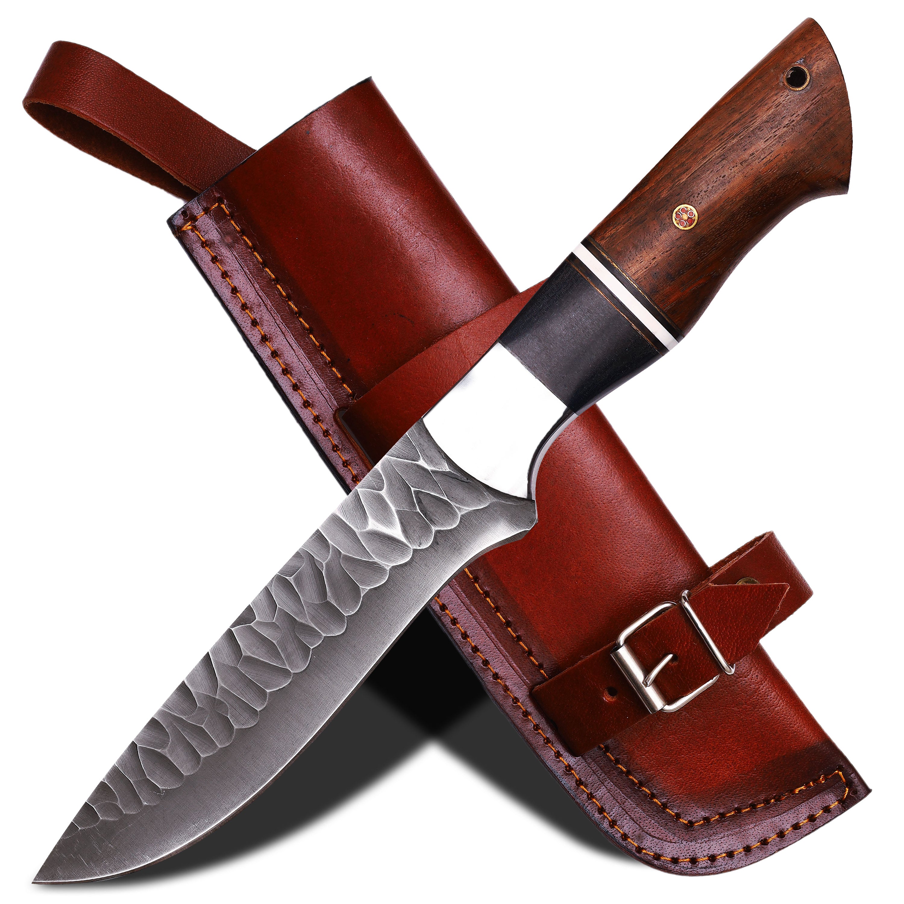 Handmade High Carbon Stainless Steel Hunting Knife - Precision Craftsmanship for Superior Outdoor Performance