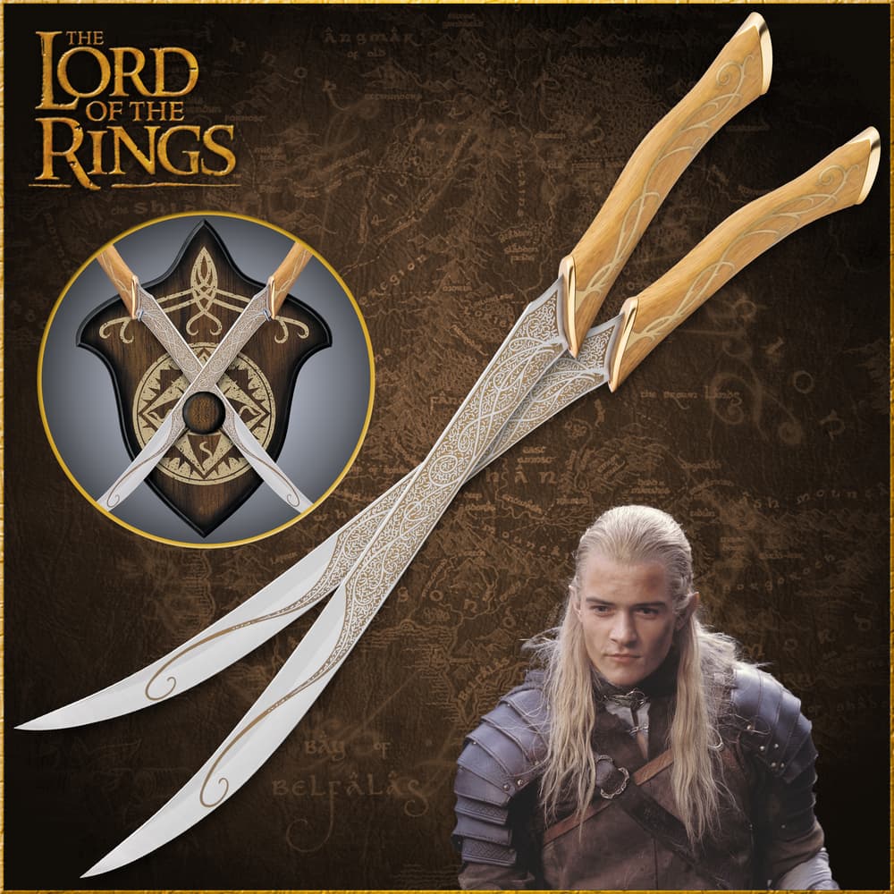 Fighting Knives of Legolas Greenleaf – Authentic Lord of the Rings Replica for Just $189