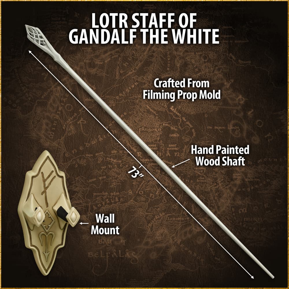 Staff of Gandalf the White – Authentic Lord of the Rings Collectible Now for Just $149