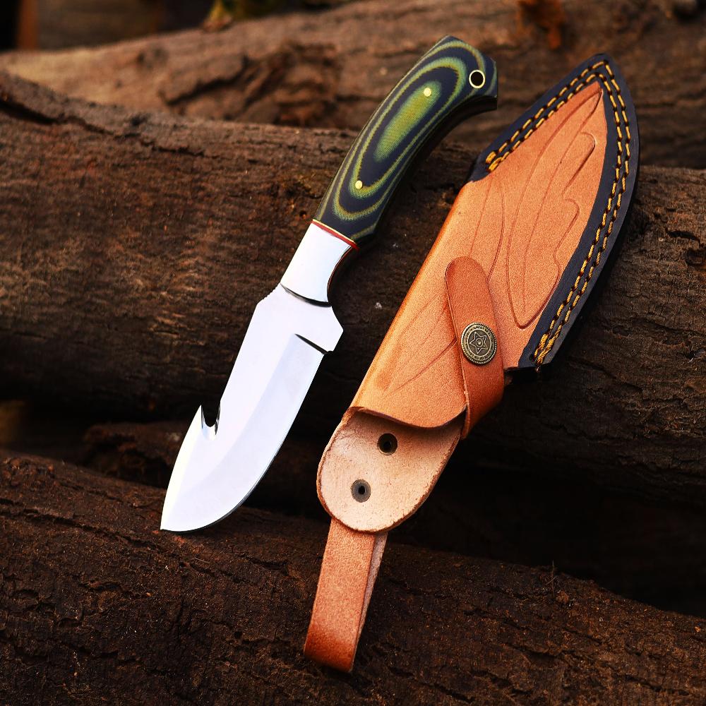 Handmade High Carbon Stainless Steel Hunting Skinner Knife - Precision Craftsmanship for Ultimate Outdoor Performance