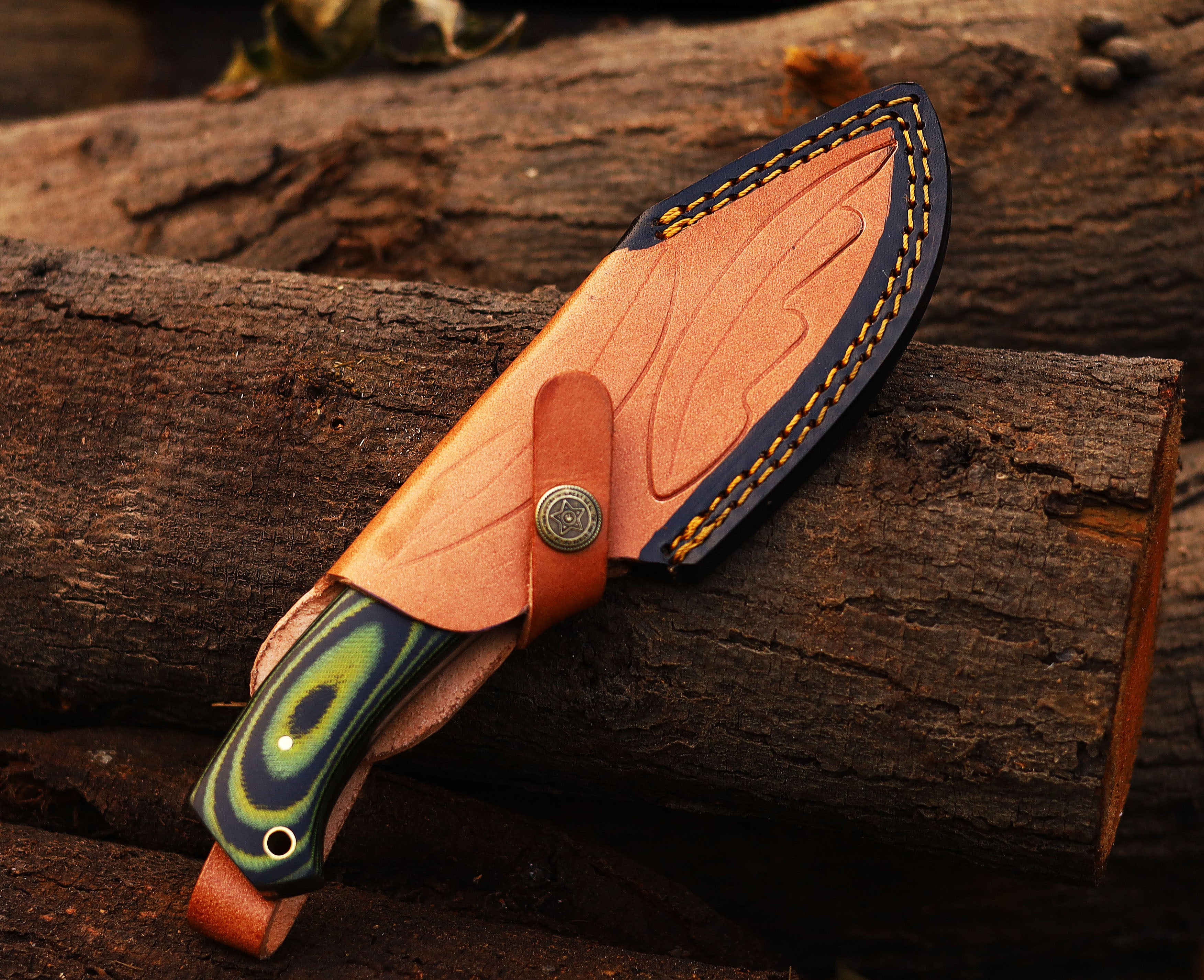 Handmade High Carbon Stainless Steel Hunting Skinner Knife - Precision Craftsmanship for Ultimate Outdoor Performance