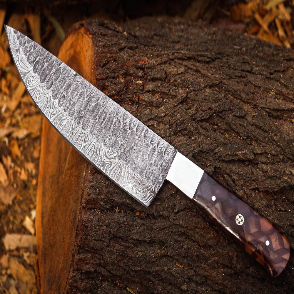 Expertly Forged Damascus Steel Chef Knife – Professional Culinary Tool – Only $149.00