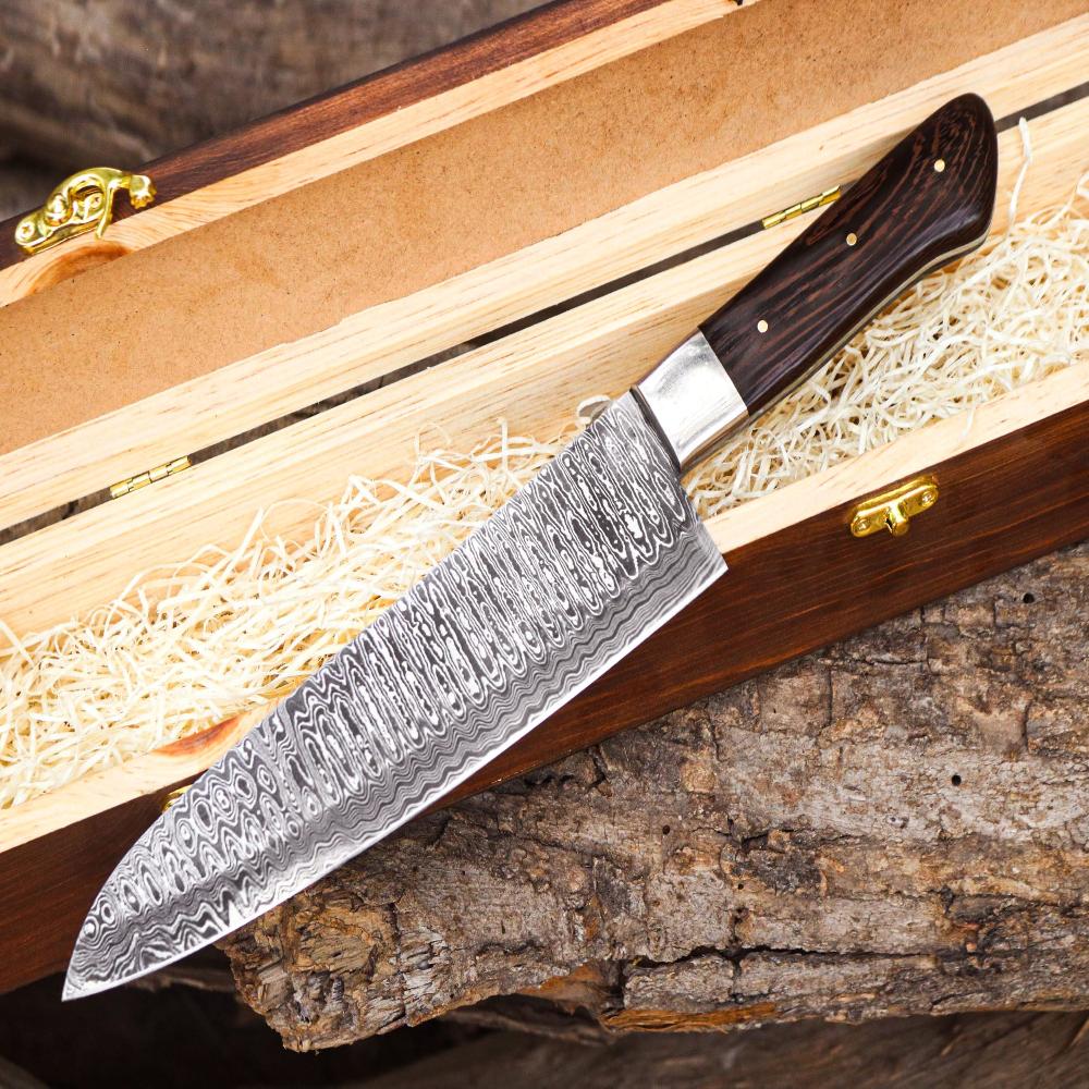 Premium Damascus Steel Chef Knife – Unmatched Sharpness & Style – $149.00