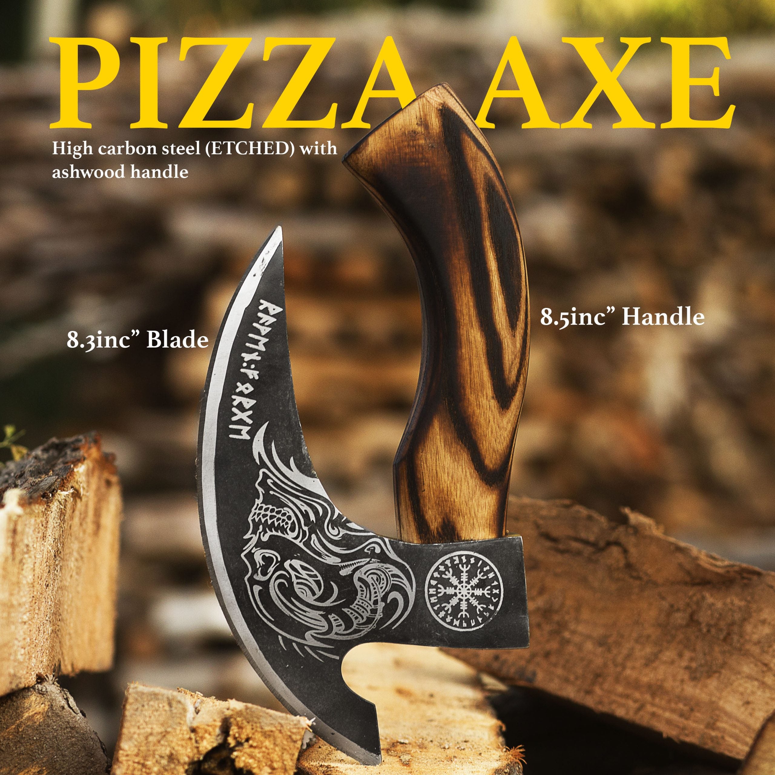 Best Hand-Forged Viking Pizza Cutter Axe – Professional Precision & Unique Design for Just $80