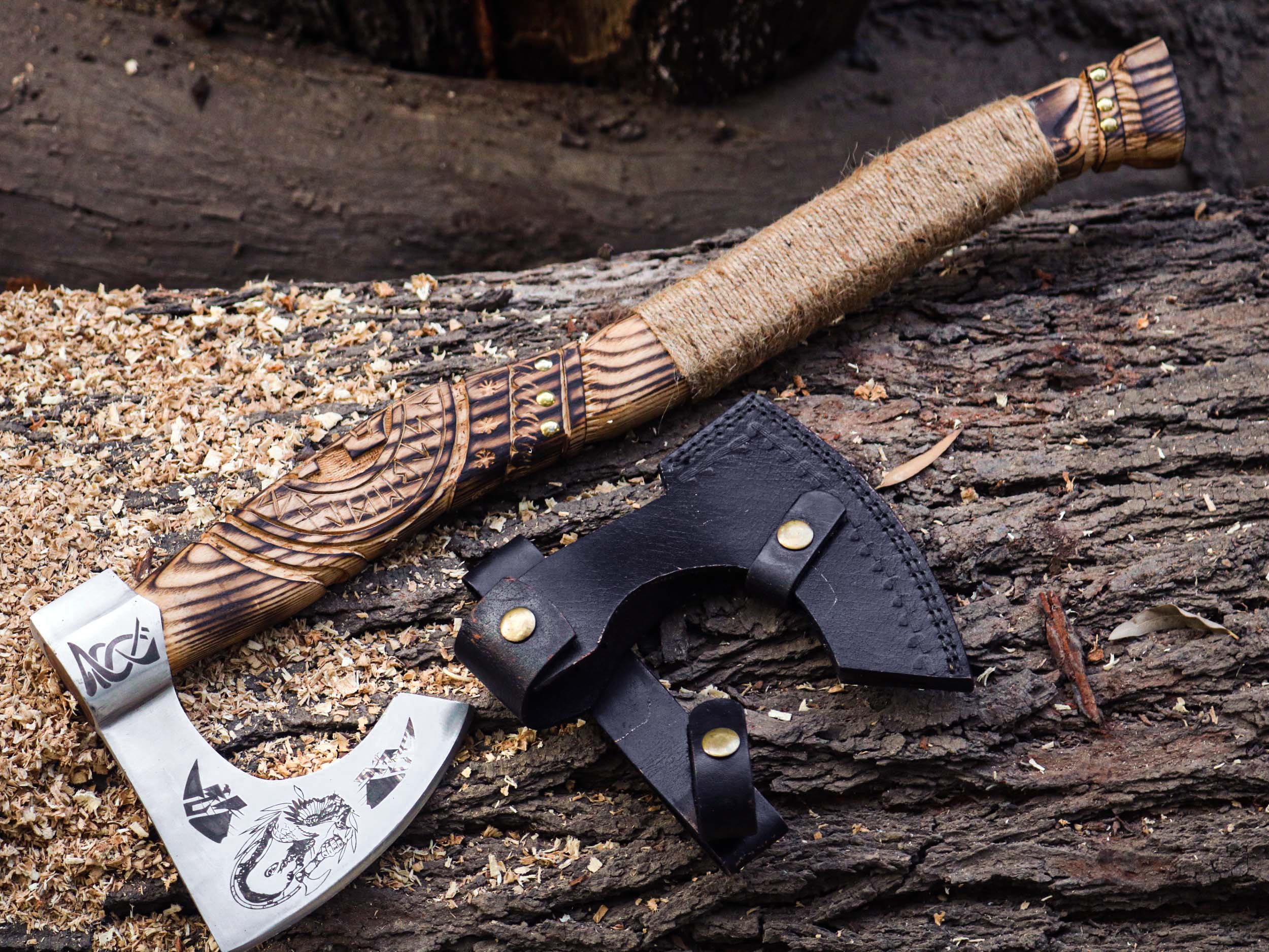 Best Raven Viking Axe for Sale– Handcrafted Norse Art for Just $100