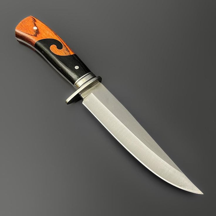 Tan and Black Hunting Knife