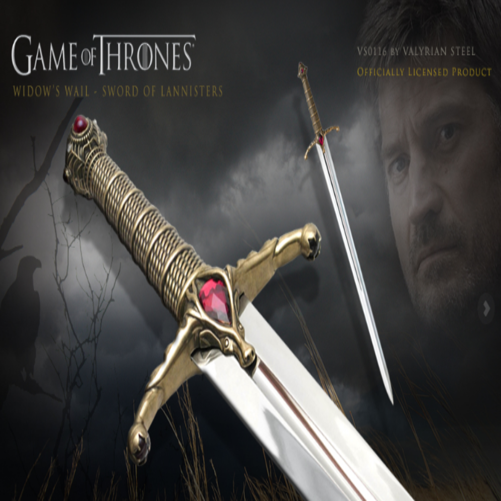 Widow's Wail Sword, HBO's Game of Thrones Official Replica for Sale – Just $219