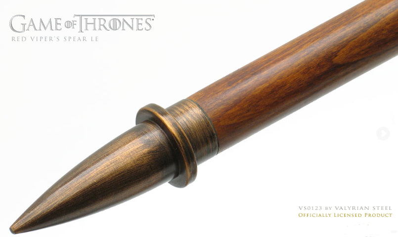 Game of Thrones Red Viper Spear - Official Replica of Oberyn Martell’s Weapon, Limited Edition, $799